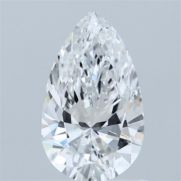 0.70 Carat Pear Lab Grown Diamond, Very Good Polish, E Color, VVS2 Clarity