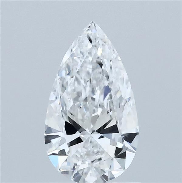 0.71 Carat Pear Lab Grown Diamond, Very Good Polish, D Color, VVS2 Clarity