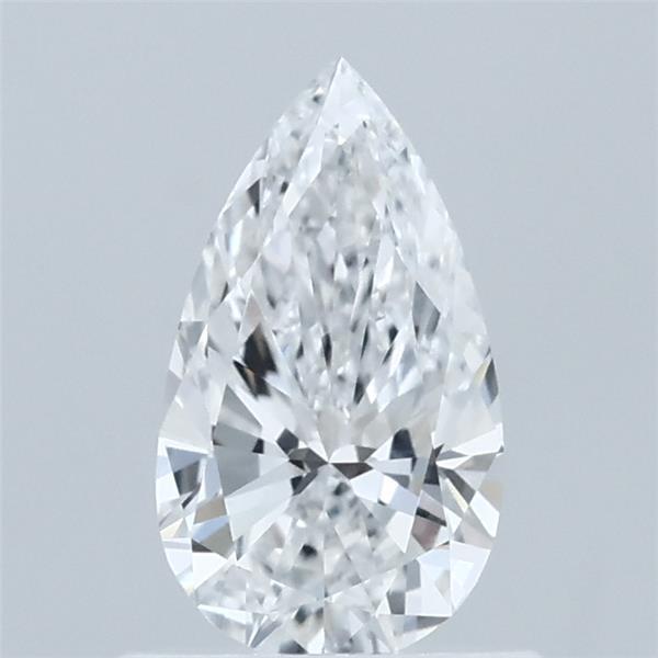 0.72 Carat Pear Lab Grown Diamond, Very Good Polish, D Color, VVS2 Clarity