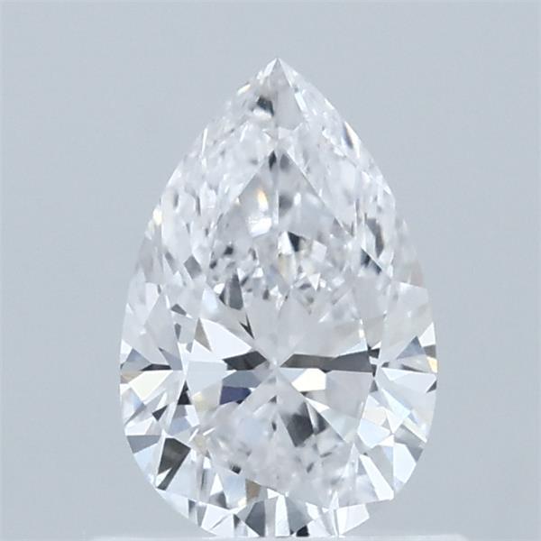 0.73 Carat Pear Lab Grown Diamond, Very Good Polish, D Color, VVS2 Clarity