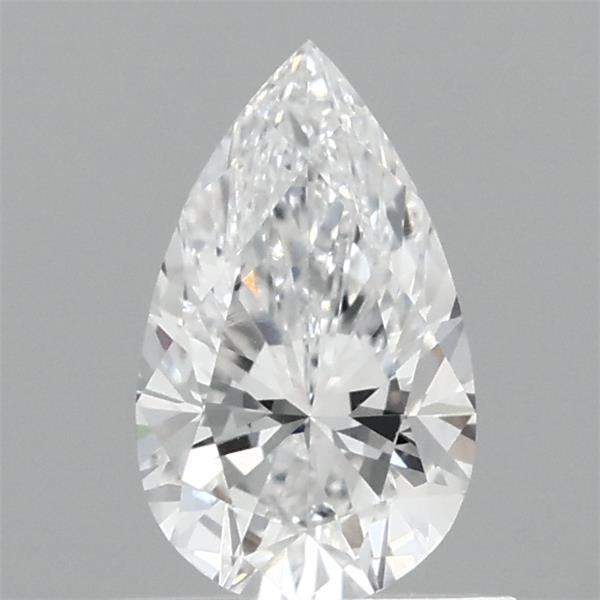 0.73 Carat Pear Lab Grown Diamond, Very Good Polish, D Color, VVS2 Clarity