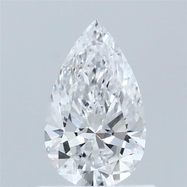 0.74 Carat Pear Lab Grown Diamond, Very Good Polish, D Color, VVS2 Clarity