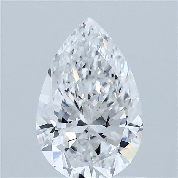 0.75 Carat Pear Lab Grown Diamond, Very Good Polish, D Color, VVS2 Clarity