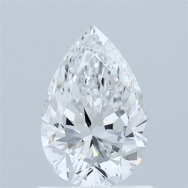 0.78 Carat Pear Lab Grown Diamond, Very Good Polish, E Color, VS1 Clarity
