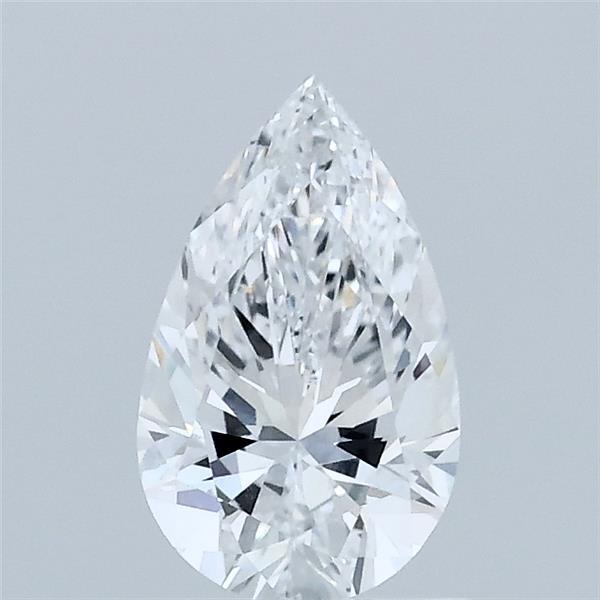 0.79 Carat Pear Lab Grown Diamond, Very Good Polish, D Color, VVS2 Clarity