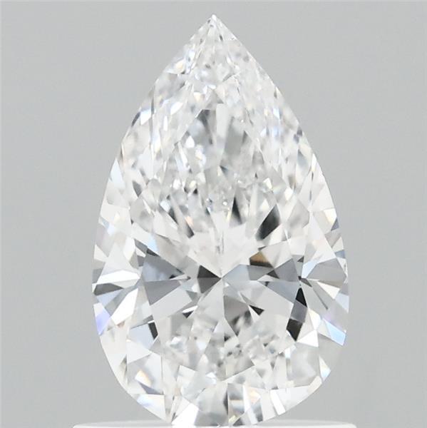 0.85 Carat Pear Lab Grown Diamond, Very Good Polish, E Color, VVS2 Clarity