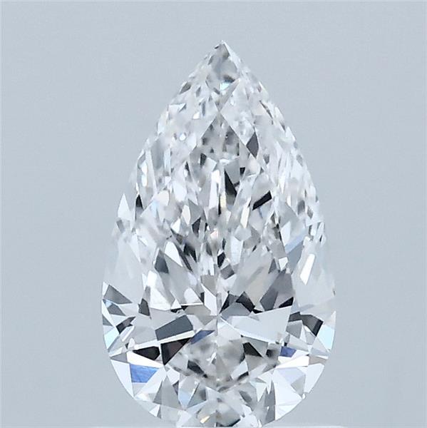 0.85 Carat Pear Lab Grown Diamond, Very Good Polish, E Color, VVS2 Clarity