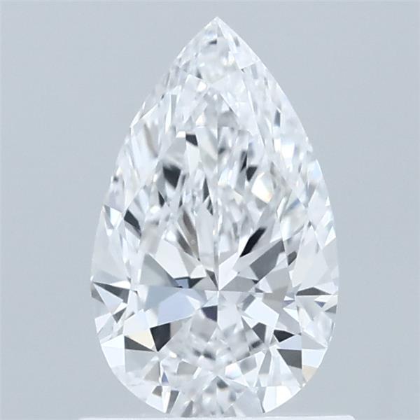0.86 Carat Pear Lab Grown Diamond, Very Good Polish, D Color, VVS2 Clarity