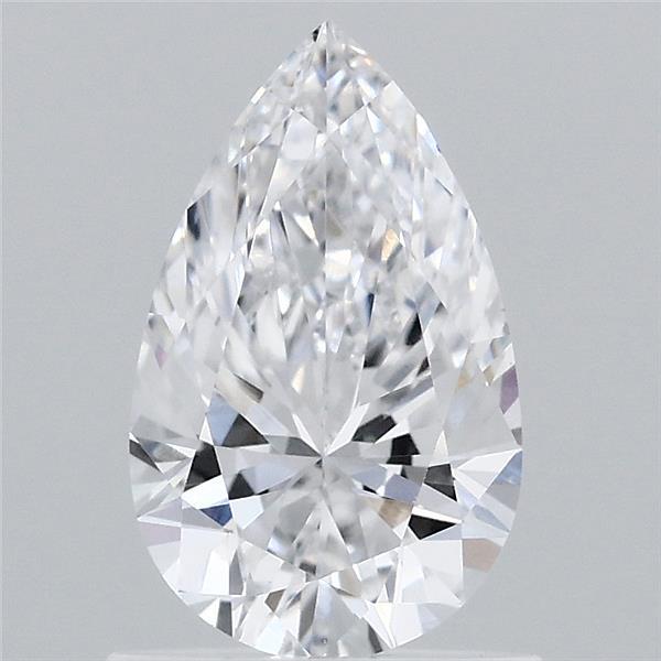 0.88 Carat Pear Lab Grown Diamond, Very Good Polish, D Color, VS1 Clarity