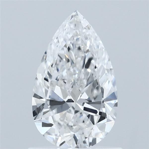 0.89 Carat Pear Lab Grown Diamond, Very Good Polish, E Color, VVS2 Clarity