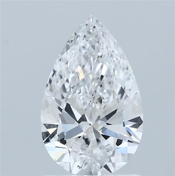 1.00 Carat Pear Lab Grown Diamond, Excellent Polish, D Color, VVS2 Clarity