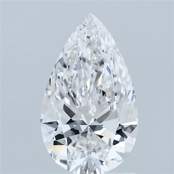 1.00 Carat Pear Lab Grown Diamond, Excellent Polish, E Color, VVS2 Clarity