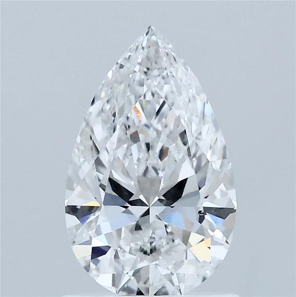 1.01 Carat Pear Lab Grown Diamond, Excellent Polish, E Color, VVS1 Clarity