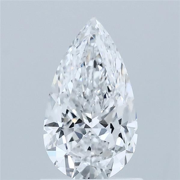 1.03 Carat Pear Lab Grown Diamond, Excellent Polish, D Color, IF Clarity