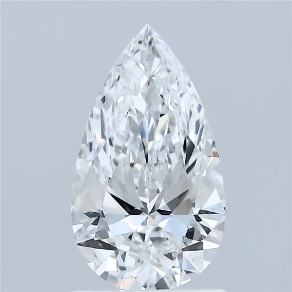 1.03 Carat Pear Lab Grown Diamond, Excellent Polish, D Color, VVS1 Clarity
