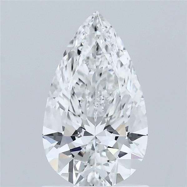 1.10 Carat Pear Lab Grown Diamond, Excellent Polish, F Color, VVS1 Clarity