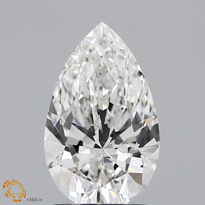 1.13 Carat Pear Lab Grown Diamond, Ideal Cut, G Color, VS1 Clarity