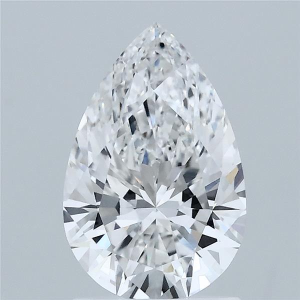 1.43 Carat Pear Lab Grown Diamond, Excellent Polish, E Color, VVS2 Clarity