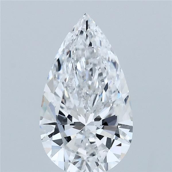1.50 Carat Pear Lab Grown Diamond, Excellent Polish, D Color, VS1 Clarity