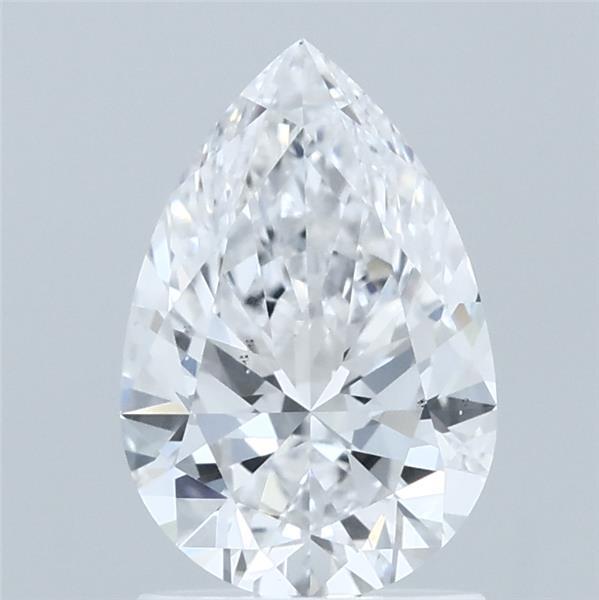 1.50 Carat Pear Lab Grown Diamond, Excellent Polish, D Color, VS2 Clarity
