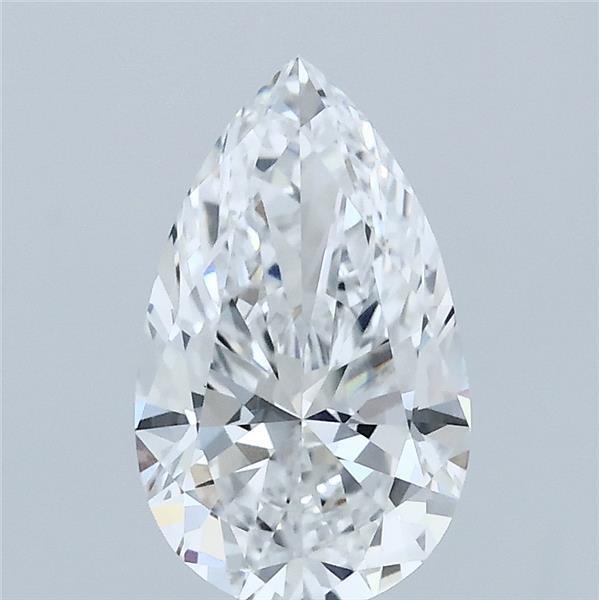 1.51 Carat Pear Lab Grown Diamond, Excellent Polish, D Color, VVS2 Clarity