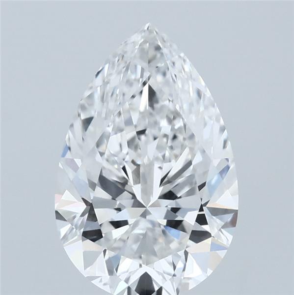 2.01 Carat Pear Lab Grown Diamond, Excellent Polish, D Color, VVS2 Clarity