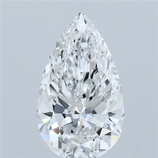 2.20 Carat Pear Lab Grown Diamond, Excellent Polish, F Color, VVS2 Clarity