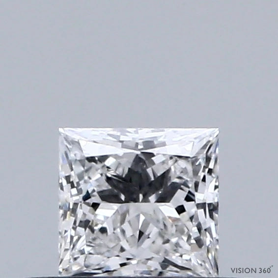 0.31 Carat Princess Lab Grown Diamond, Very Good Polish, D Color, VS1 Clarity