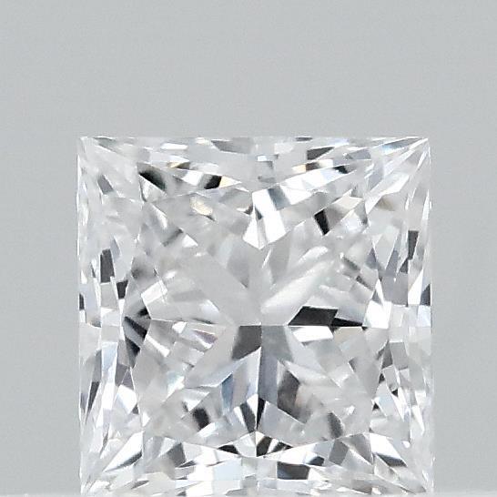 0.34 Carat Princess Lab Grown Diamond, Very Good Polish, D Color, VVS1 Clarity