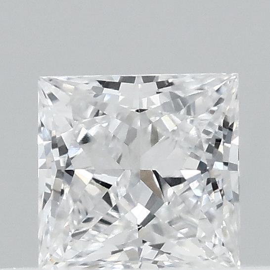 0.34 Carat Princess Lab Grown Diamond, Very Good Polish, D Color, VVS1 Clarity