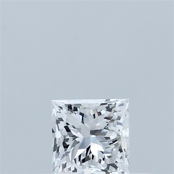 0.36 Carat Princess Lab Grown Diamond, Very Good Polish, D Color, VVS2 Clarity