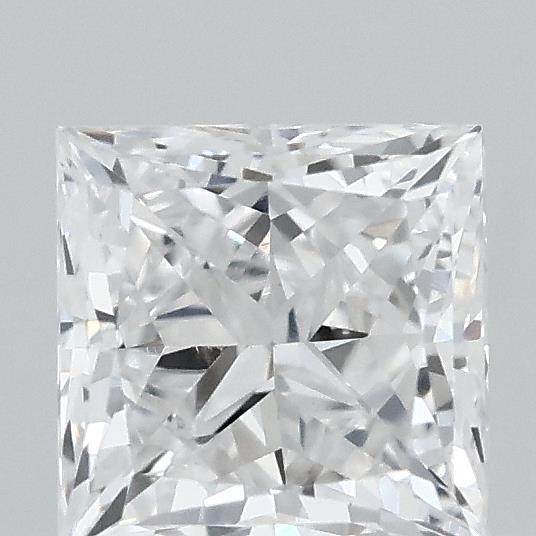 0.36 Carat Princess Lab Grown Diamond, Very Good Polish, D Color, VVS2 Clarity