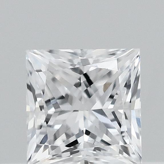 0.36 Carat Princess Lab Grown Diamond, Very Good Polish, D Color, VVS2 Clarity