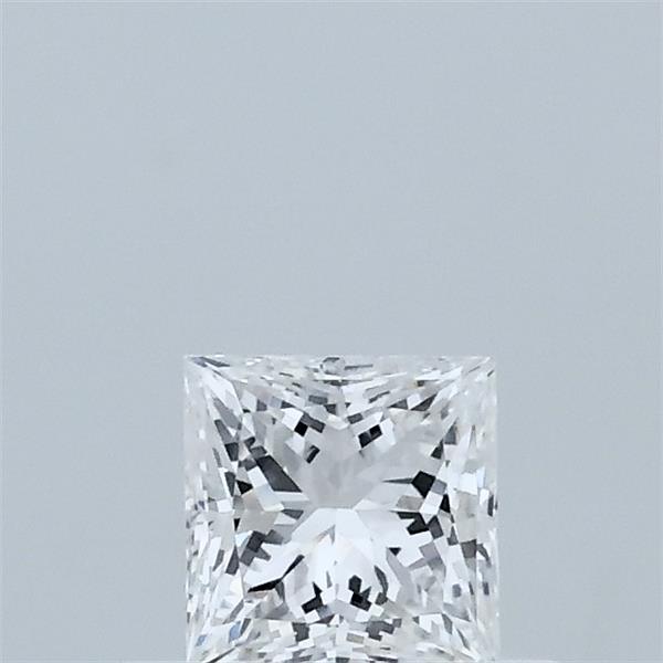 0.39 Carat Princess Lab Grown Diamond, Excellent Polish, E Color, VVS2 Clarity