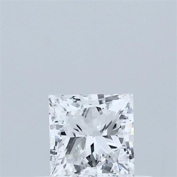 0.44 Carat Princess Lab Grown Diamond, Very Good Polish, D Color, VVS2 Clarity