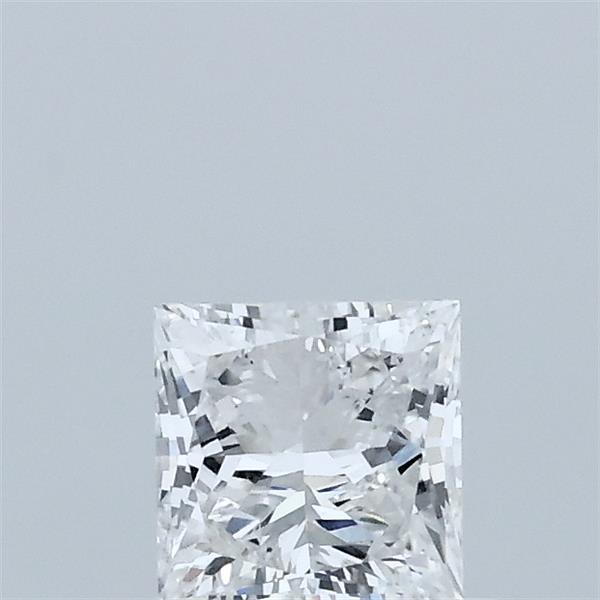 0.53 Carat Princess Lab Grown Diamond, Very Good Polish, D Color, VVS2 Clarity