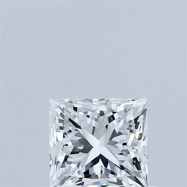 0.54 Carat Princess Lab Grown Diamond, Very Good Polish, D Color, VVS1 Clarity