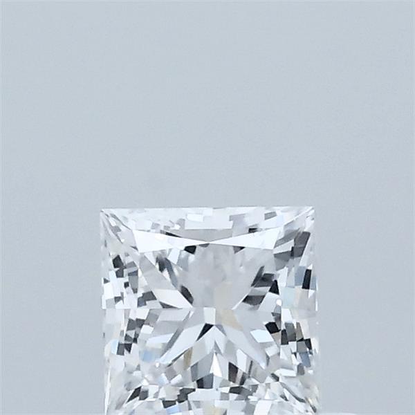 0.55 Carat Princess Lab Grown Diamond, Very Good Polish, D Color, VVS2 Clarity