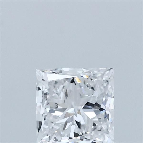 0.60 Carat Princess Lab Grown Diamond, Very Good Polish, D Color, VVS2 Clarity