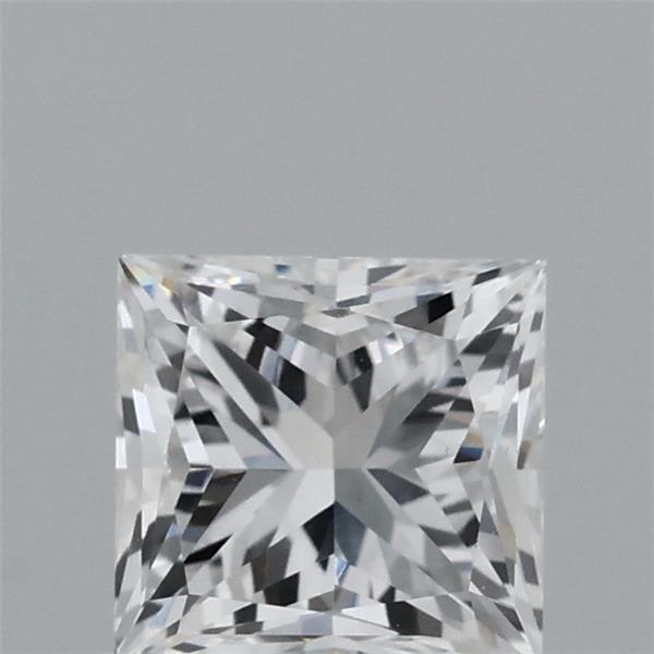 0.88 Carat Princess Lab Grown Diamond, Very Good Polish, D Color, VVS2 Clarity