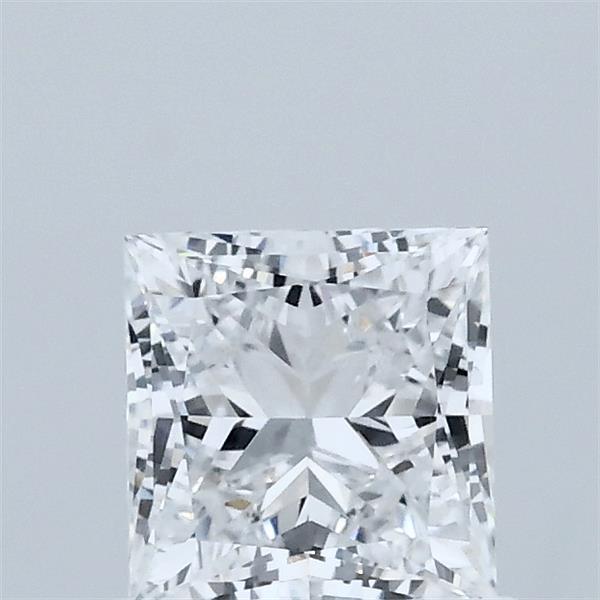 0.90 Carat Princess Lab Grown Diamond, Very Good Polish, D Color, VVS2 Clarity