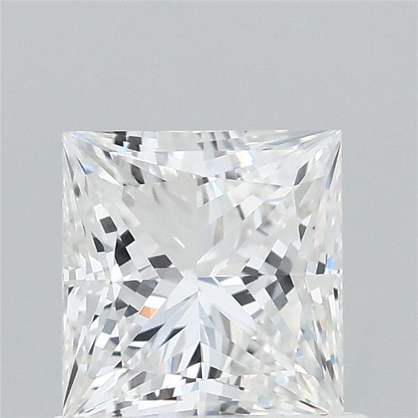 0.92 Carat Princess Lab Grown Diamond, Excellent Polish, E Color, VVS2 Clarity