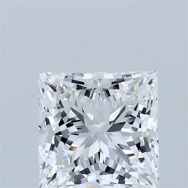 1.00 Carat Princess Lab Grown Diamond, Excellent Polish, D Color, VVS2 Clarity