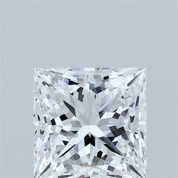 1.00 Carat Princess Lab Grown Diamond, Excellent Polish, D Color, VVS2 Clarity