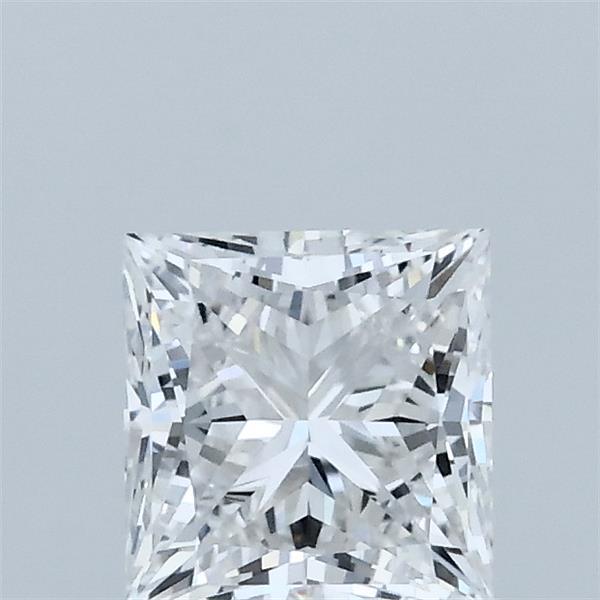 1.00 Carat Princess Lab Grown Diamond, Excellent Polish, E Color, VVS2 Clarity