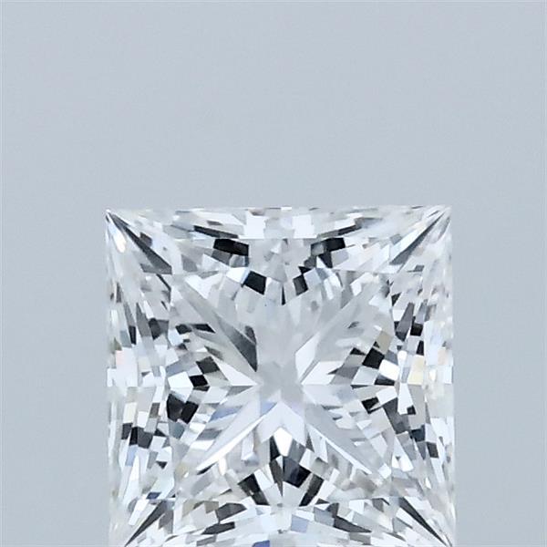 1.01 Carat Princess Lab Grown Diamond, Excellent Polish, D Color, VVS2 Clarity