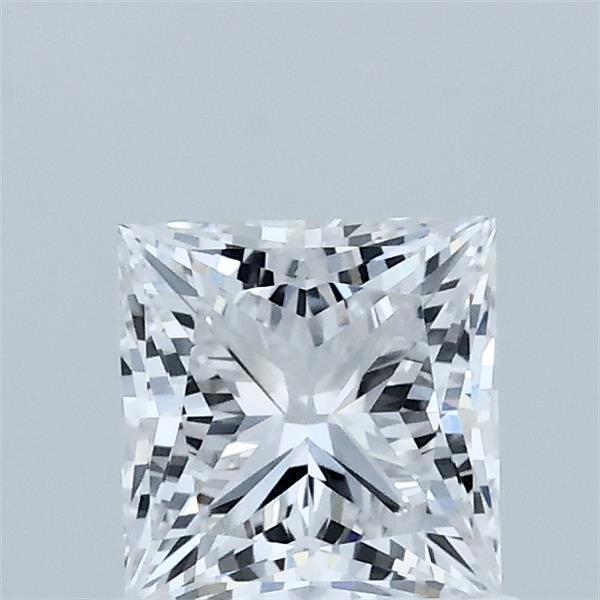 1.02 Carat Princess Lab Grown Diamond, Excellent Polish, D Color, VVS2 Clarity