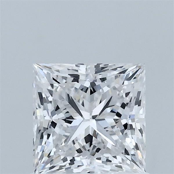 1.04 Carat Princess Lab Grown Diamond, Excellent Polish, D Color, VS1 Clarity