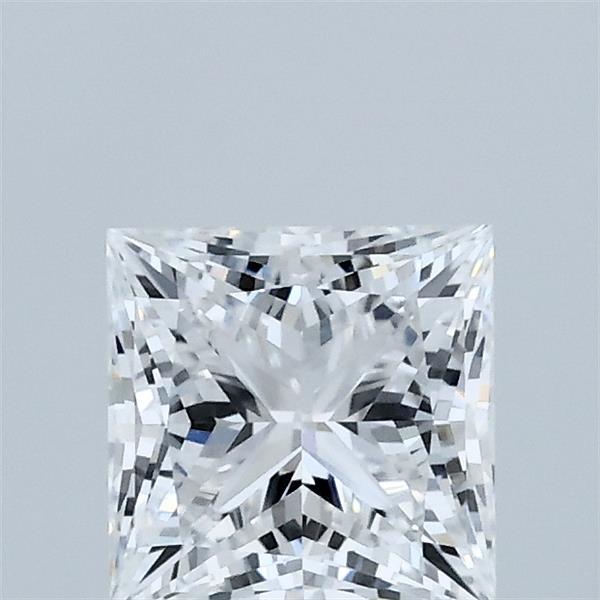 1.04 Carat Princess Lab Grown Diamond, Excellent Polish, E Color, VVS2 Clarity