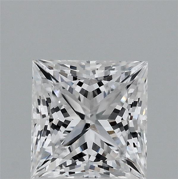 1.54 Carat Princess Lab Grown Diamond, Excellent Polish, D Color, VVS2 Clarity